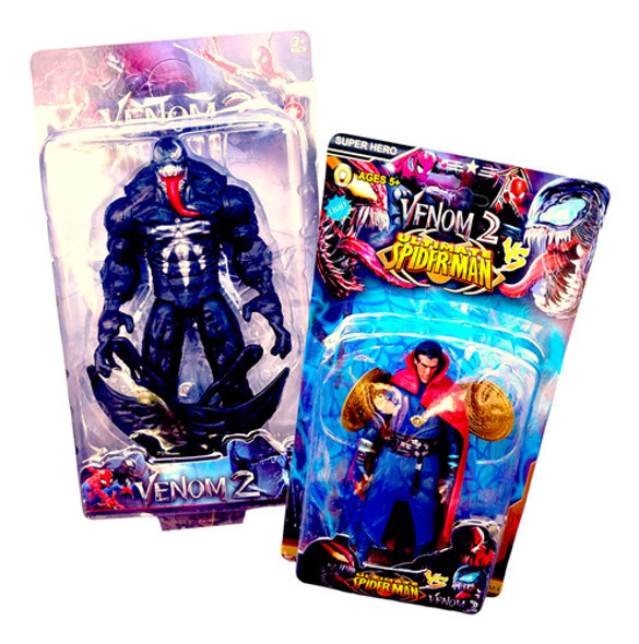 Muñeco Articulado X2 Spiderman Figura Negro 2022 1