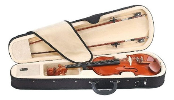 Cecilio Cvn-200 Violín De Madera Maciza Con Cuerdas D'addari 1