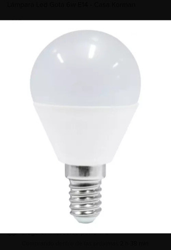 Lampara Gota Led 6w E14 (precio Kit De 2 Unidades) 0