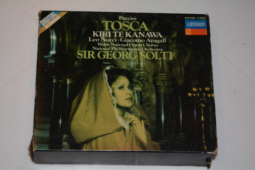 Frt Grátis  Tosca - Puccinni Kiri Te Kanawa Ópera Cd Duplo 0