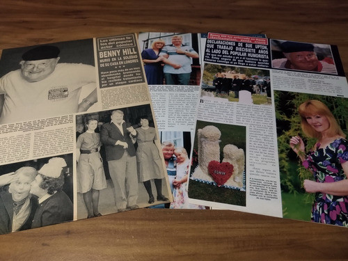 (q026) Benny Hill * Clippings Revista 3 Pgs 0