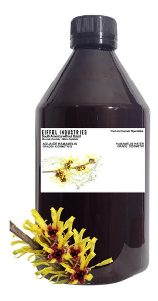 Agua De Hamamelis  Pura Y Natural 500cc Materia Prima 1