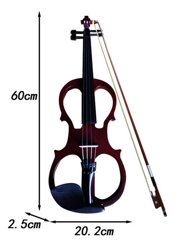 Conjunto De Violino Elétrico Com Maleta De Transporte 1
