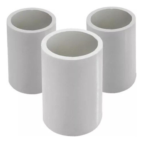 Union Caño Luz 7/8 Pvc Electricidad 50 Unidades 0