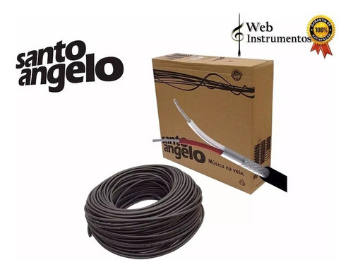 Cabo Microfone Santo Angelo X30 Balanceado Rolo 120 Metros 1