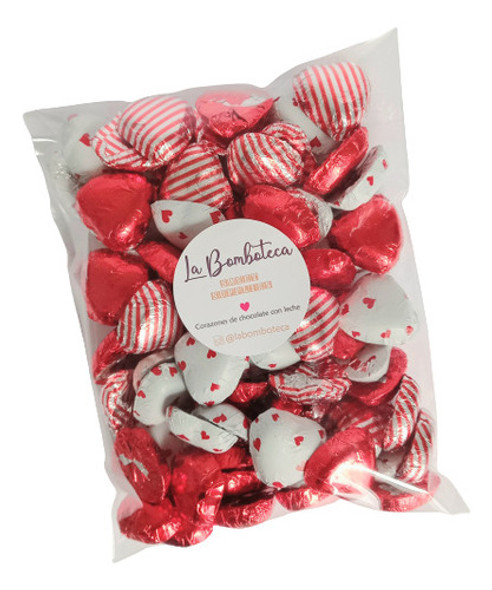 100 Bombones Chocolate Corazón Corazones Souvenir Candy Bar 0