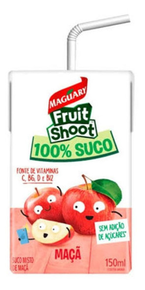 Suco Fruit Shoot Maguary Maça Zero Açúcar 150ml - Kit Com 18 0