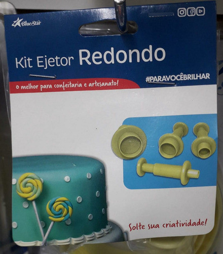 Kit Ejetor Redondo 4 Pçs Bluestar  *uso Profissional 1
