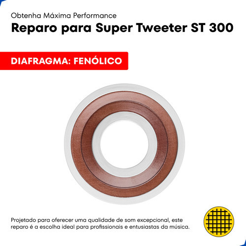 2 Reparos Paralelo Permak Fenolico Para Super Tweeter St300 1