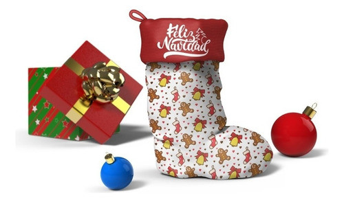 Diseños Para Estampar Sublimar Botas Navideñas M61 0