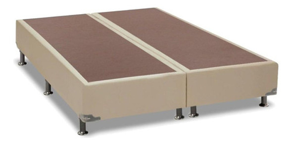 Cama Box Base King Courino Bege (186x30)ortobom 0
