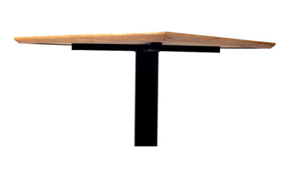 Mesa Enchapada Melamina Paraíso Con Pata Central De Hierro 1 Mesa Enchapada Melamina Paraíso Con Pata Central De Hierro 1