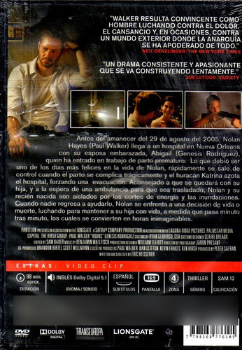 Horas Desesperadas - Dvd Nuevo Original Cerrado - Mcbmi 1