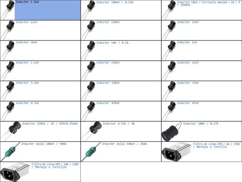 Pack 20x Inductor 1.5uh 0608 1u5-p 1