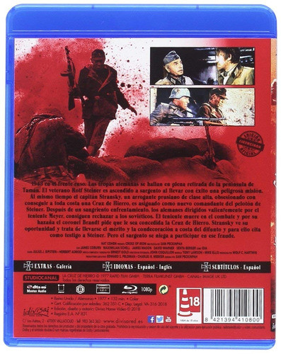 Blu-ray Cross Of Iron / La Cruz De Hierro / De Sam Peckinpah 1