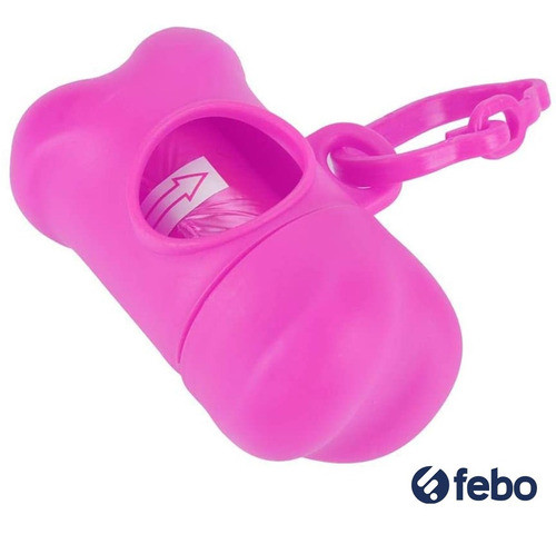 Dispensador De Bolsas Para Mascota Furacao Pet Color Rosado 1