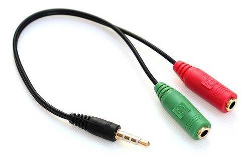 Adaptador Audio 3,5mm Pc Celular Ps4 A Micrófono Y Auricular 1
