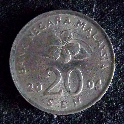 Malasia 20 Sen 2004 Sin Circular Km 52 0