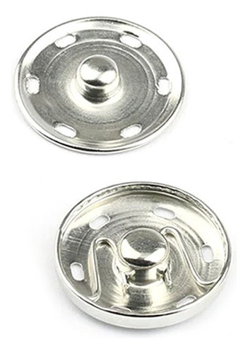 Colchete Pressão N-4 15mm Niquel 20 Unidades Ut.074 0