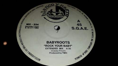Babyroots Rock Me Baby Vinilo Maxi Muy Buen Estado Spain 92 1