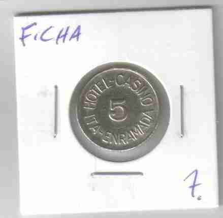 6923 Ficha - Hotel Cassino Ita Enramada - 20mm 0