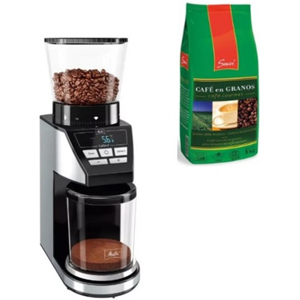 Molinillo De Café Calibra Melitta + Café En Grano Senior 1kg 0