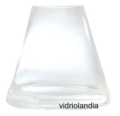 2 Florero Conico D Vidrio Ideal Vela Soja 1 L + 2 L Terrario 1