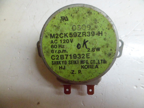 Motor Prato M2ck59zr39-h 120v 6 Rpm Compativel P Micro-ondas 0