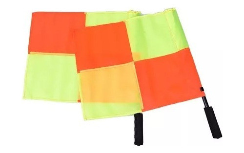 Bandera Referi Profesional Arbitro Banderín Con Estuche 0