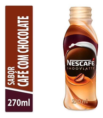 Bebida Láctea Uht Café Chocolate 270ml Smoovlatte Nestlé 0