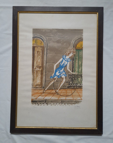 Serigrafia De Antonio Berni Los Zaguanes De La Siesta 27/220 0