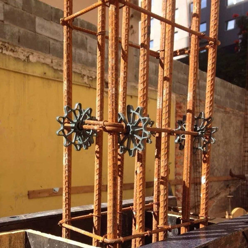 Espaçador Circular De Plástico Para Pilares 400un 2,0cm 1