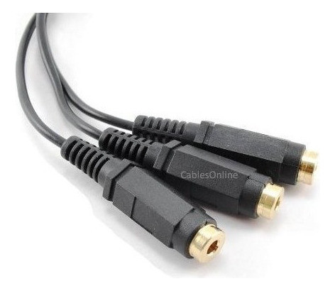 Cablesen Linea 9 Pulgadas 3,5 Mm (1/8  ) Trrs 4 Polos / 3 An 1