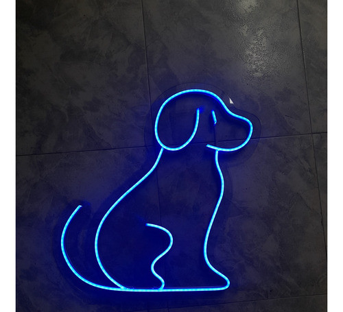 Cartel Neon Perro 1
