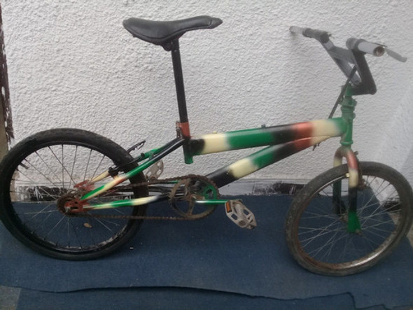 Bicicleta Bmx Camuflada Rodado 20. 0