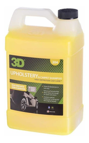Upholstery & Carpet Shampoo 3d Productos 1galon /4litros 0