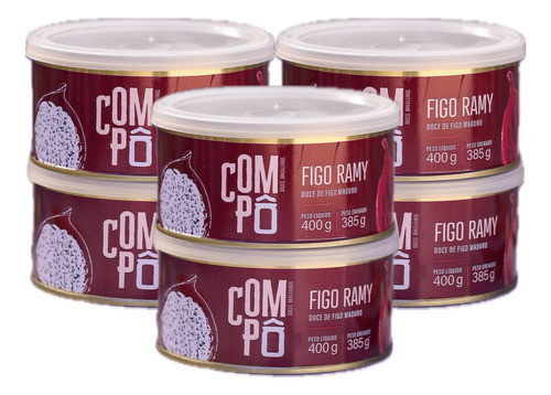 Kit Doce De Figo Rami 6 Unidades 0