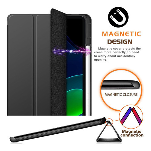 Funda Para Xiaomi Pad 6/pad 6 Pro De 11 Negro 1