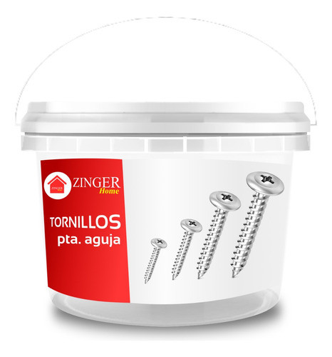 3000 Tornillos Cabeza Punta Aguja 4.2 X 19mm En Pote 1