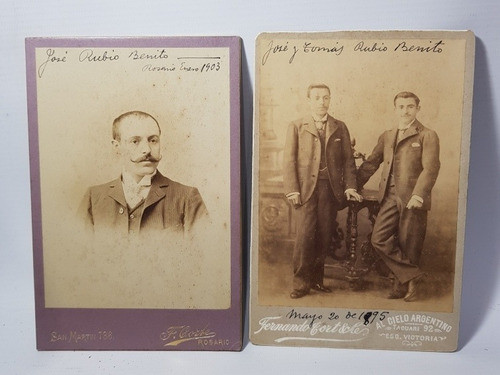 Antigua Foto 1896-1904 Flia Rubio Benito Bs As Mag 56084 0