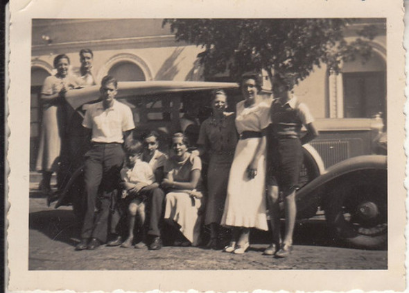1937 Fotografia Cachila Y Gente Castillos Rocha Uruguay 0
