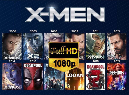 Serie De Peliculas X-men Y Deadpool Saga Xmen Full Hd 0