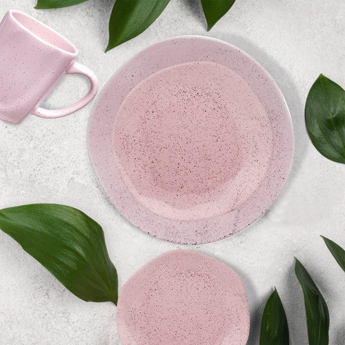 Plato Llano Pink Sand 27,5cm, Ceramicas Oxford 1