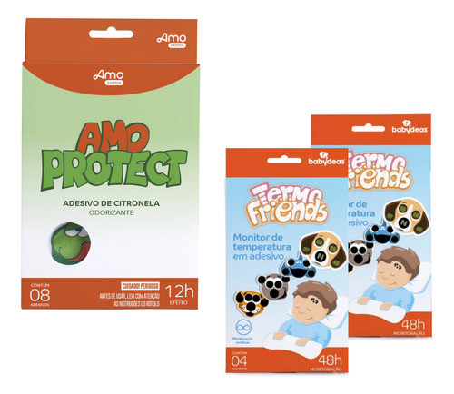 Kit 8 Sai Mosquito Repelente E 8 Termômetro Termo Friends 0