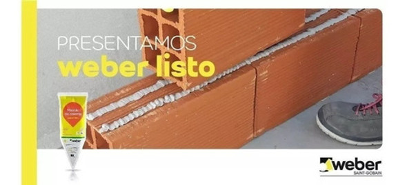 Weber Listo X 3kg Para Bloques Ladrillos, Retak . 1