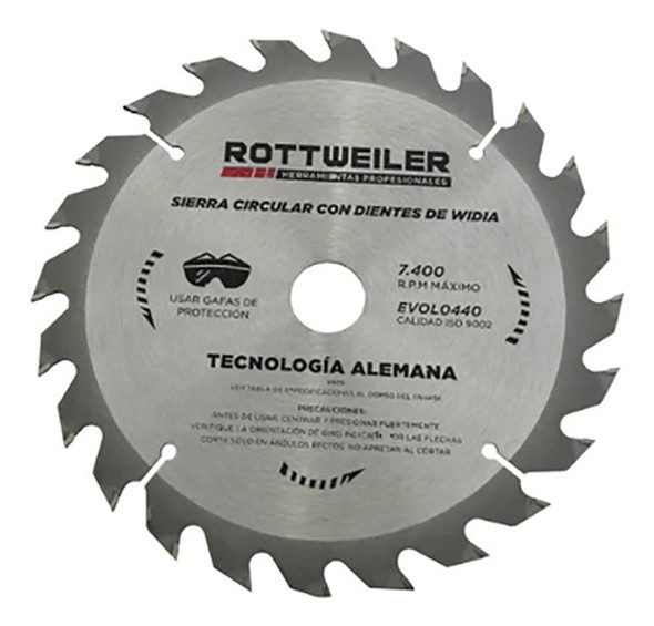 Sierra Circular De Widia 230 Mm X 36 Dientes Rottweiler 0 Sierra Circular De Widia 230 Mm X 36 Dientes Rottweiler 0