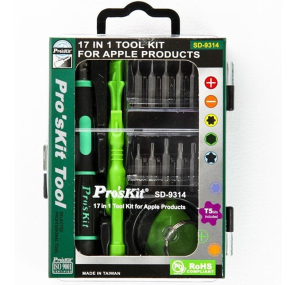 Juego 17 Proskit Herramienta Destornillador iPhone iPad Htec 1