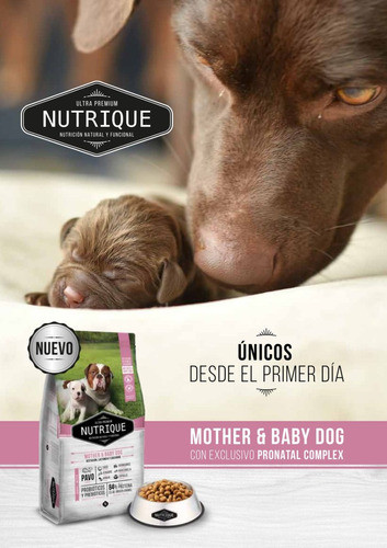 Nutrique Perro Mother & Baby Dog 12kg Madres Y Cachorros 1