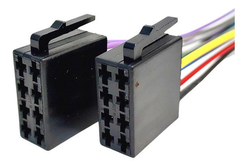 Chicote Conector 16 Vias Fic Fêmea Plug Radio Dvd Mp3 Mp5 0