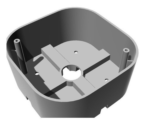 10 Caixas De Sobrepor Balun Cftv Quadrada Branca Tampa Cega 1